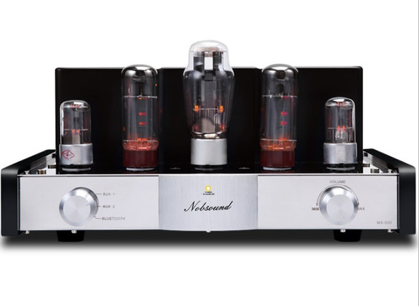 New Nobsound MS-50D Tube Amplifier HI-FI 2.1 Channels Amplifier Vaccum Tube AMP Support Bluetooth and USB MS-10D 30D Upgraded LLFA