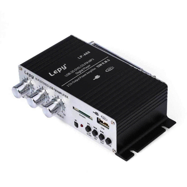 Lepy LP - A68 amplifiers speaker audio  stereo amplifier car power amplifier support SD / MMC / USB  HiFi Audio Amplifier