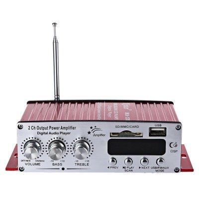 Kinter MA - 120 Mini USB SD FM HiFi Stereo Audio Amplifier