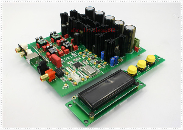 ES9018 Q8 Ver2.1 HiFi Sound Decoder PCM 192k/24bit IIS 384K DSD Software Control Assembled Board