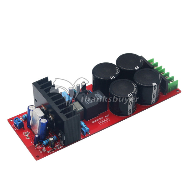 Freeshipping IRS2092 IRFB23N20D Class D MONO Amplifier Assembled Board 350W 8ohm 700W 4ohm (dual rectifier with protection version)