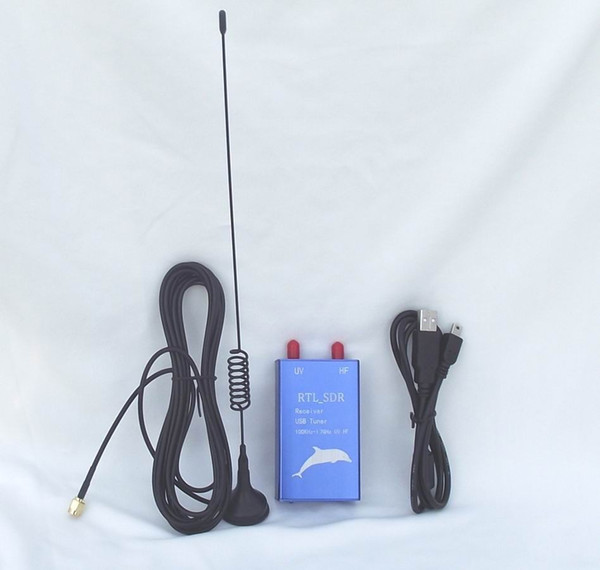 Freeshipping 100KHz to 1.7GHz RTL- SDR receiver radio full band RTL2832U+R820T