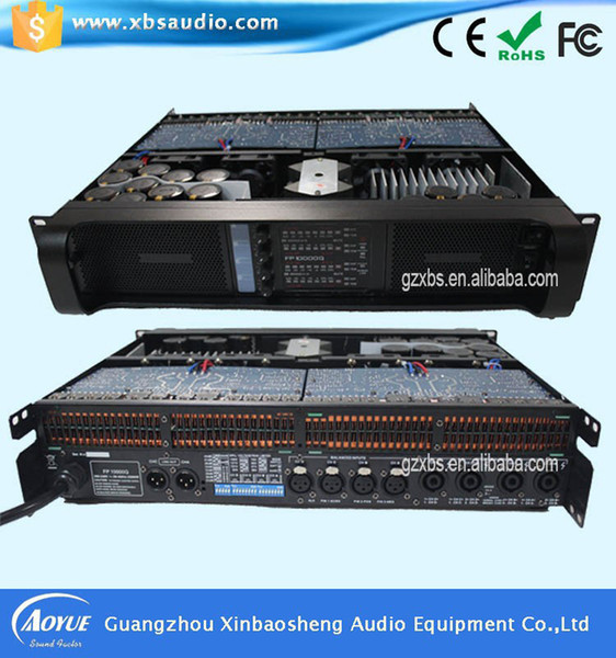 free shipping Fp20000q Power Ampliifer, High Power Stage Speaker Power Amplifier, Dual Power Supply Boards, 2200W*4 Amplifier