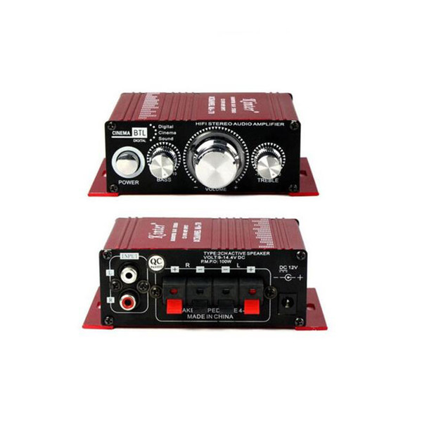 2 CH Car Power Amplifier Hi-Fi Subwoofer Audio Stereo Mini Power Digital Amplifier For Home Auto Car Boat HiFi Sound MA-170