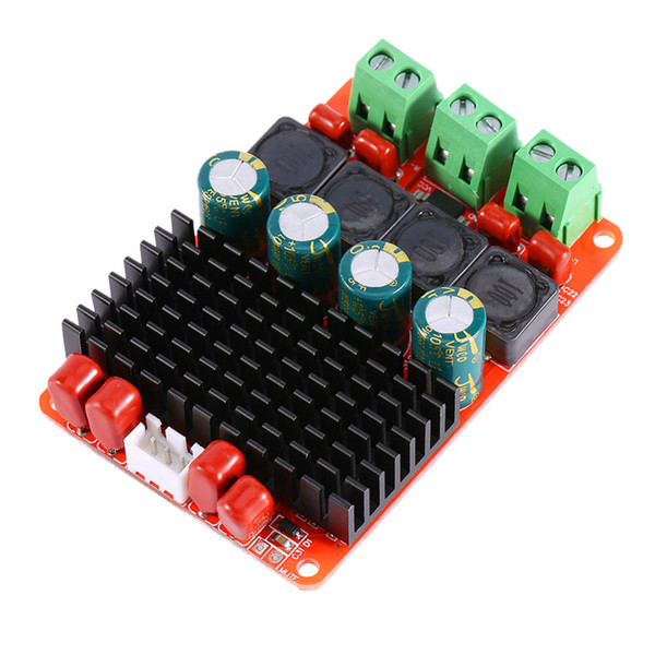 Freeshipping 1Piece TPA3116 50W 2 Dual-channel Audio Amplifier Board Module PBTL High Power Amplifier DC 12V 24V AMP