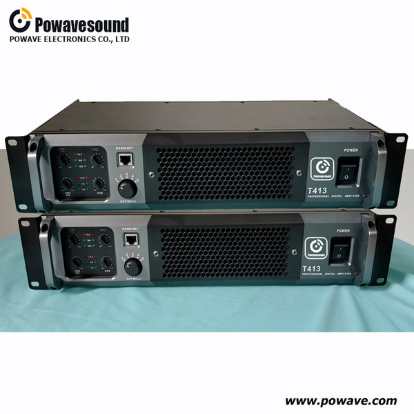 Audio processor power amplifier 2 in 4 out 1300W digital power amplifier DSP module inside D class amplifier