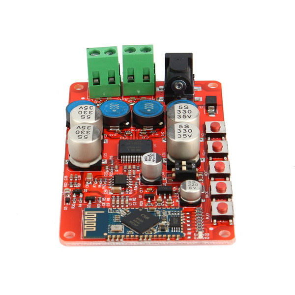 Freeshipping Wireless Bluetooth 4.0 Amplifier Board Audio Receiver TDA7492P 25W+25W Digital Amplifier Board