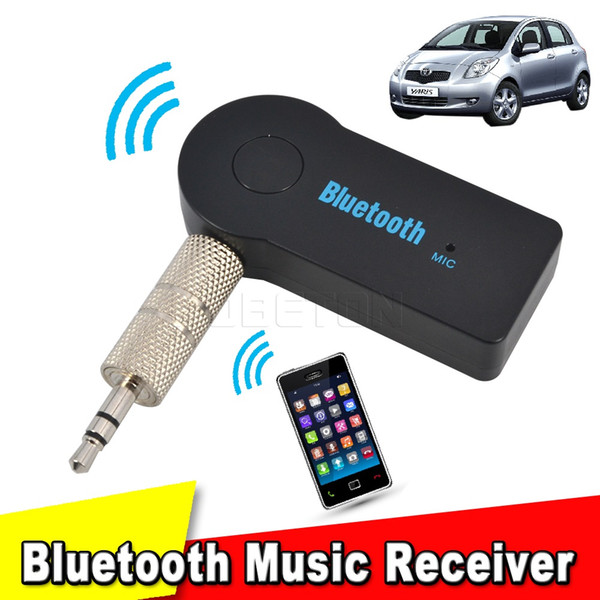 Portable 3.5mm Car Bluetooth Audio Music Receiver Adapter Auto AUX Streaming A2DP Kit for Speaker Headphone High Quality