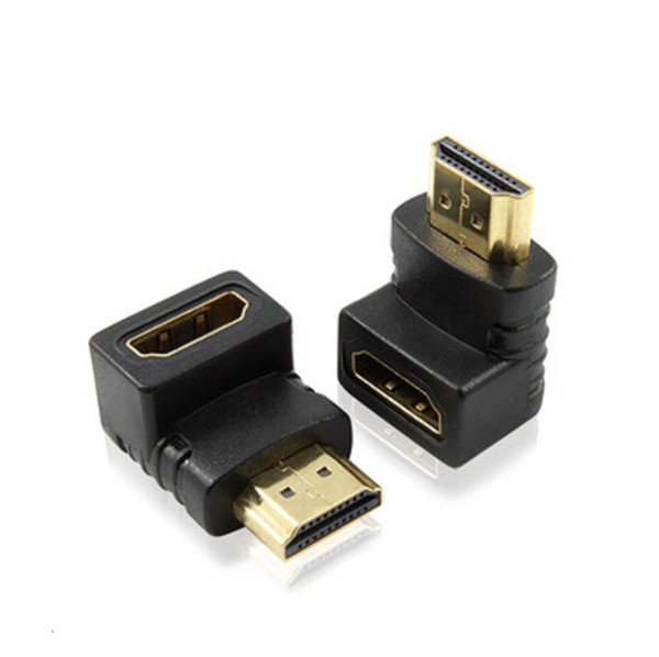 HD head HDMI revolution HDMI mother elbow 90 degree hanging wall TV special HDMI adapter Audio Cables Connectors