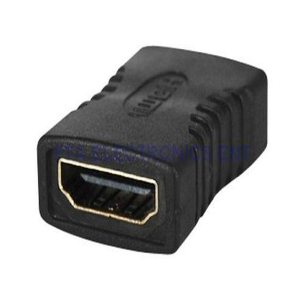 HDMI to HDMI Female Adapter Black Coupler F/F Extender Adapter Connector 1.4 1080p