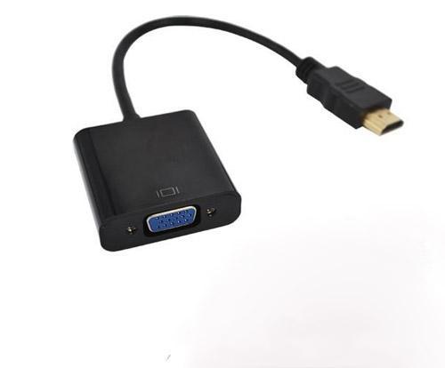 HDMI Male To VGA Female Video Cable Cord Converter Adapter 1080P For PC Tablet PC Black DHL shipping