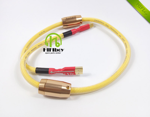 hifi audio High Quality 4N OFC USB Cable With Magnetic Ring for Hifi DAC Amplifier 0.5m 1m 1.5m 2m USB A plug to USB B plug