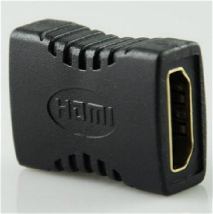 HDMI to HDMI Female Adapter Black Coupler F/F Extender Adapter Connector 1.4 1080p In Stock For Sale HZ 035