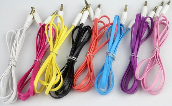 Braided AUX 3.5mm Stereo Auxiliary Car Audio Cable Male to Male for iPhone 6 6+ Samsung Galaxy S5 PDA ipad MP3