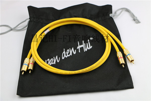 1PAIR Van Den Hul The D -102 III HYBRID (Halogen F) Audio Cable 1M