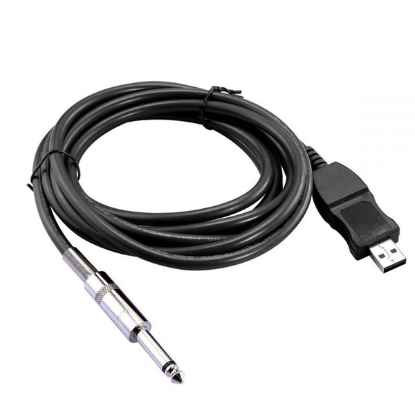 3M USB Guitar Bass To USB Link Cable adapter PC Recording USB Guitar cable