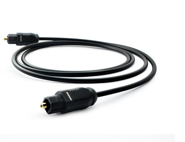 6ft 2m Digital Optical Optic Fiber Toslink Audio Cable OD2.2mm Black