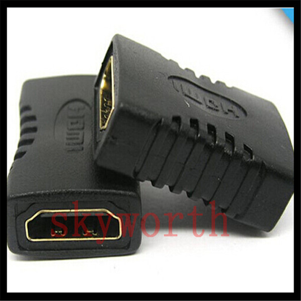 HDMI to HDMI Female Adapter Black Coupler F/F Extender Adapter Connector Joiner 1.4 1080p