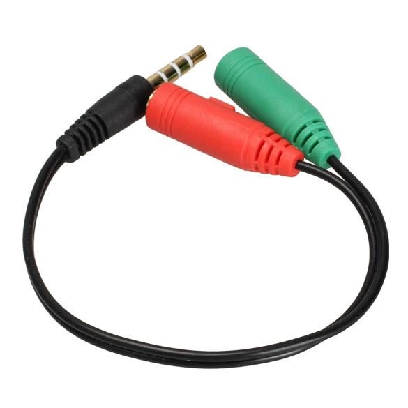 3.5mm Male to 2 Female Audio Stereo Splitter Earphone Headphone Extension Cable XXM