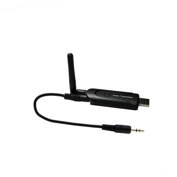 B5 Bluetooth Transmitter Wireless Audio Stereo Adapter With 3.5mm Output External Antenna For PC Laptop TV Headphones