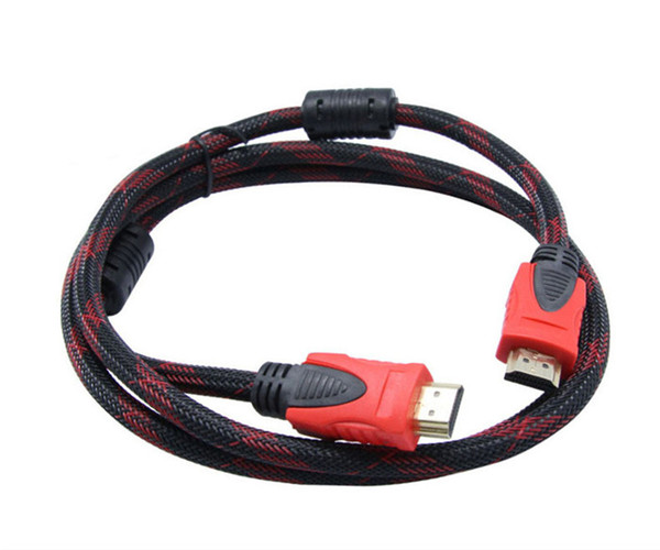 1.4V 3D 1080P 4K*2K HDMI Cable Braid with magnetic ring 1.5M 1.4V 5FT HDMI Cable with Ethernet HDMI Male to Male Cable