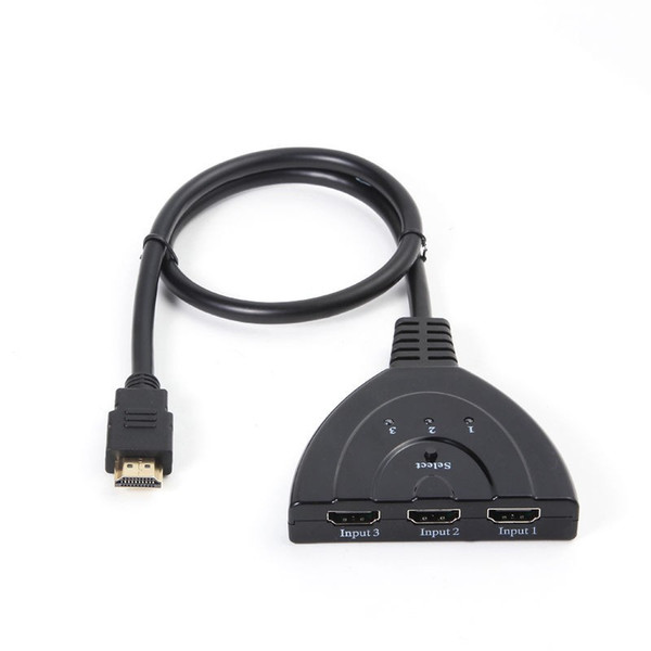 High Quality 3 Port HDMI Switch Switcher Splitter Cable 1080P