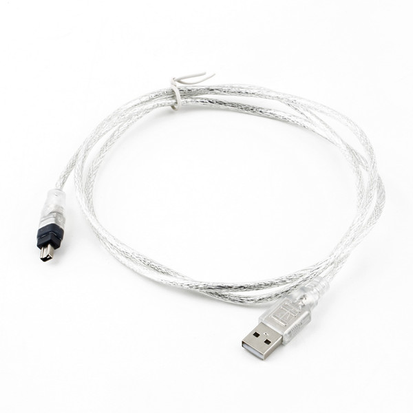 firewire ieee 1394 1.2m USB 2.0 Male To Firewire iEEE 1394 4 Pin Male iLink Adapter Cable Wholesale