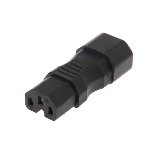 IEC 320 C14 Male To C15 Female 3-Pin Plug Converter Power Connector Adapter