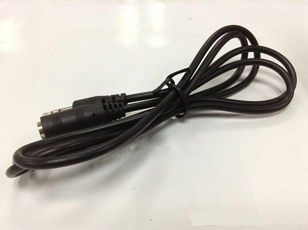 Wholesales hight qulity black 1.1M Stereo Audio Extension Cable 3.5mm Male to Female Free Shipping