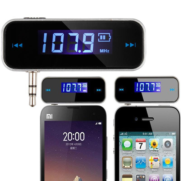 HOt Mini Wireless Transmitter 3.5mm In-car Music Audio FM Transmitter For iPhone 4 5 6 6S Plus Samsung iPad Car MP3 Transmitter handfree