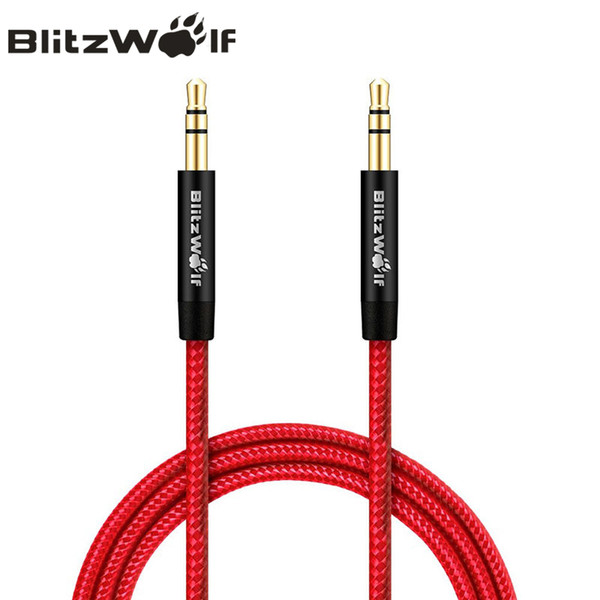 Blitzwolf Jack Cable Audio Speaker Headphone Cable Aux 3.5mm to 3.5mm Audio Cable Male to Male For iPhone For Samsung Smartphone