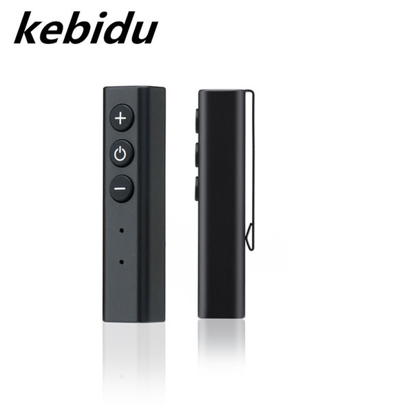 Kebidu Pen Clip Bluetooth 4.0 Receiver Headphone Adapter for iPhone Xiaomi Handsfree Wireless Music Adapter for Wired Headsets