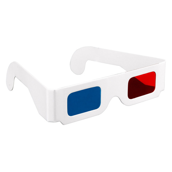 3D Glasses Anaglyph Red/Blue Paper Cyan Movie DVD 3D Dimensional