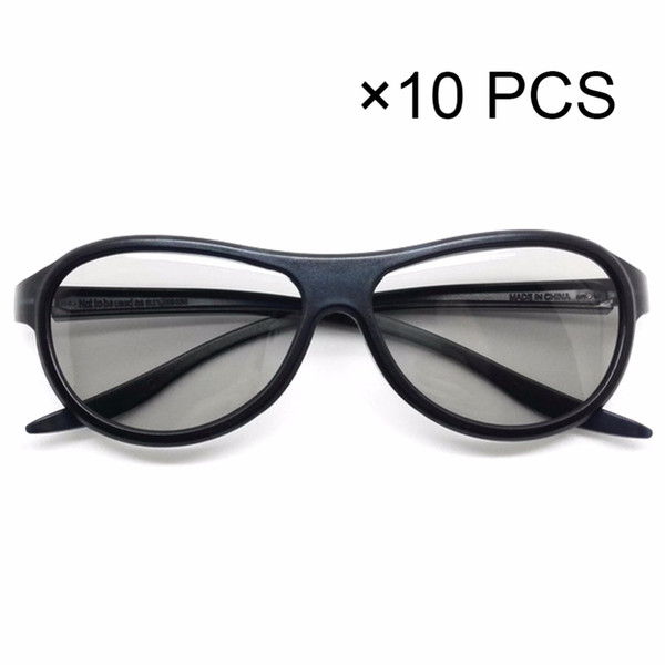 10pcs/lot Replacement AG-F310 3D Glasses Polarized Passive Glasses For LG TCL Samsung SONY Konka reald 3D Cinema TV computer