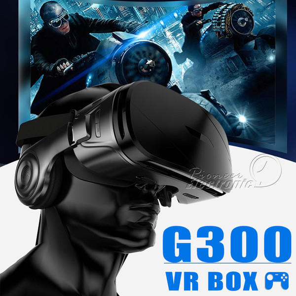 G300 VR BOX Super Bass 3D VR Glasses Box Headset for 4.5-6.2 Inch IOS Android with Package