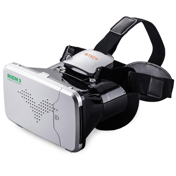 Virtual Reality 3D VR Glasses Head Mounted Headset Private Theater with Remote Control for 3.5 - 6 inches Smartphone