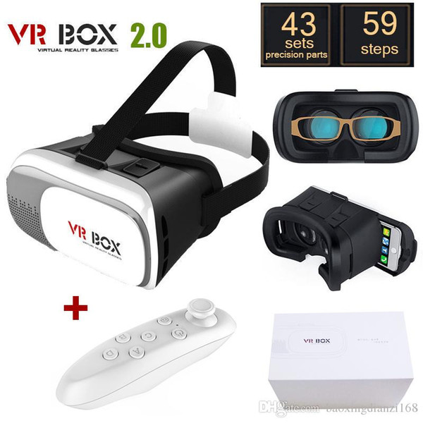 10X VR Box 2.0 + Gamepad Virtual Reality 3D Glasses Helmet VR BOX Headset For Smartphone 3.5 inch ~ 6 inch with Retail Package A-XY