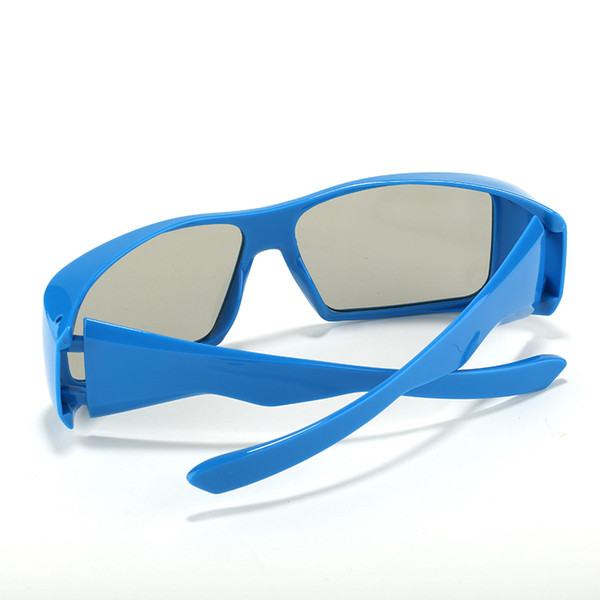 Wholesale- Hot Selling Blue Frame IMAX 3d Glasses Polarized Linear 3D Glasses for 3D Movies