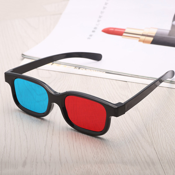 Red Blue 3D Glasses Anaglyph 3D Plastic For 3D Movie Game DVD Vision Cinema Red-Blue Vitural Reality Glasses