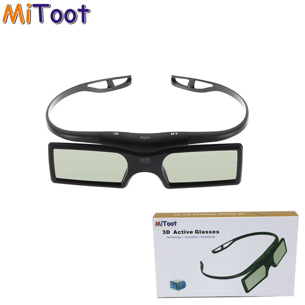 MiToot G15-bt 3D Active Shutter Bluetooth Glasses for Sony KD-55X8505C Samsung Panasonic Sharp 3d TV Replace