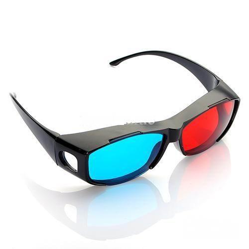 Free DHL 3D Glasses Computer Phone Glasses & General 3D VISION Discover Stereo Game Movies Anaglyph Glasses for TV