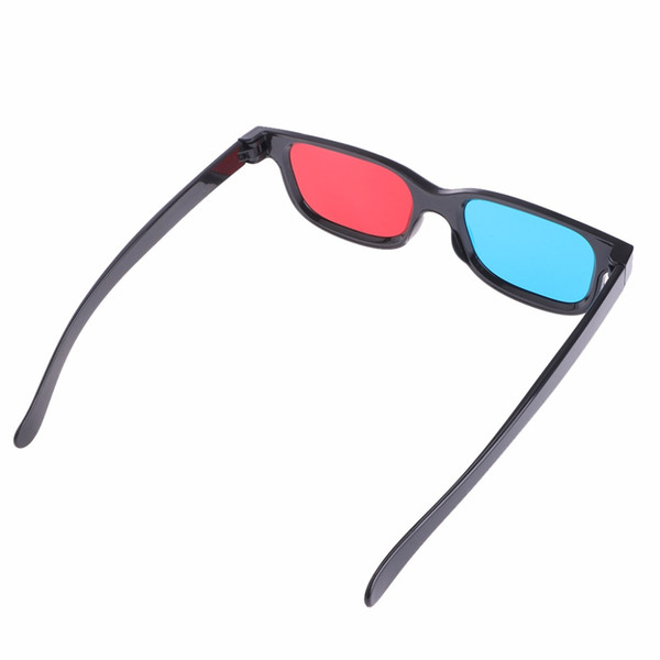 new Black Frame Universal 3D Plastic glasses Red Blue Cyan 3D glass Anaglyph 3D Movie Game DVD vision/cinema