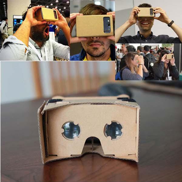 DIY Google cardboard VR BOX Version VR Virtual Reality 3D Glasses For 3.5 - 6.0 inch Smartphone