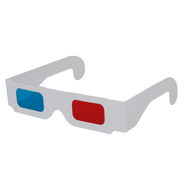 10 Pairs of Red/Cyan Cardboard 3D Glasses