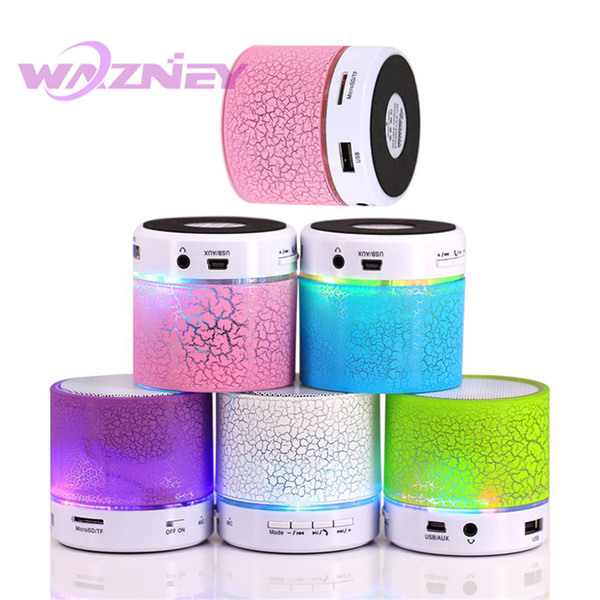 New Arrival! LED Mini Wireless Bluetooth Speaker A9 TF USB Portable Musical Subwoofer Loudspeakers For phone PC with Mic 150set