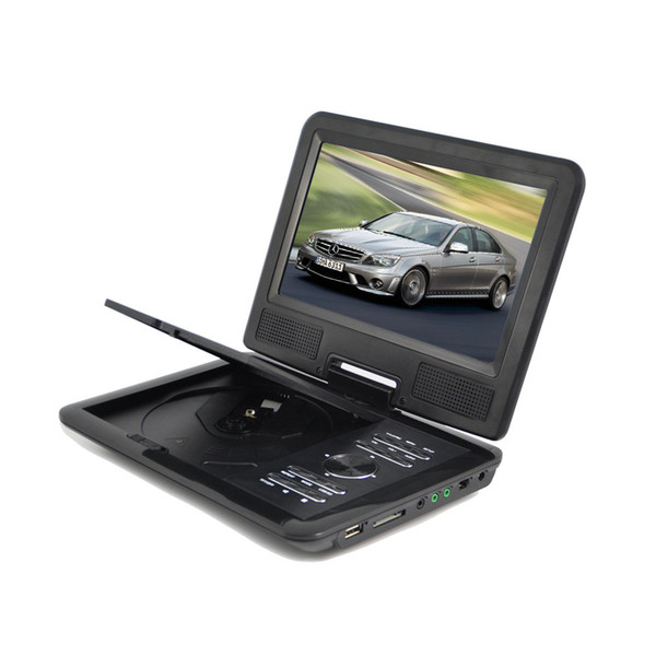 Best sale 9 inch Portable DVD Player with 270° LCD screen,3 Hours Rechargeable Battery,Car DVD Player, Kids Birthday Gift Game