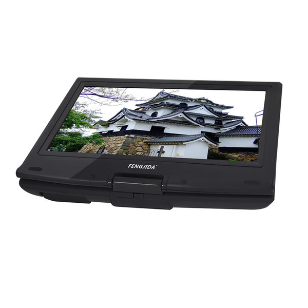 Wholesale Best quality Portable Multimedia Video 10 inch DVD Player Digital Multimedia Player with FM TV Game Card Read 3 Hour Battery life