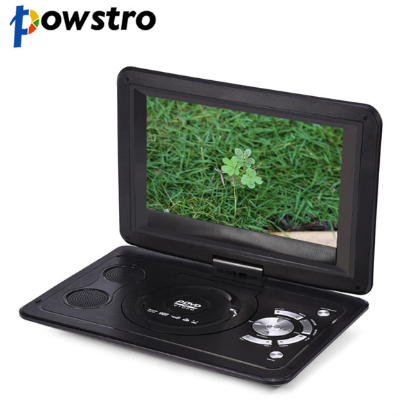 Powstro 13.9inch HD TV Portable DVD Player 800*480 Resolution 16:9 LCD Screen 110-240V EU Plug