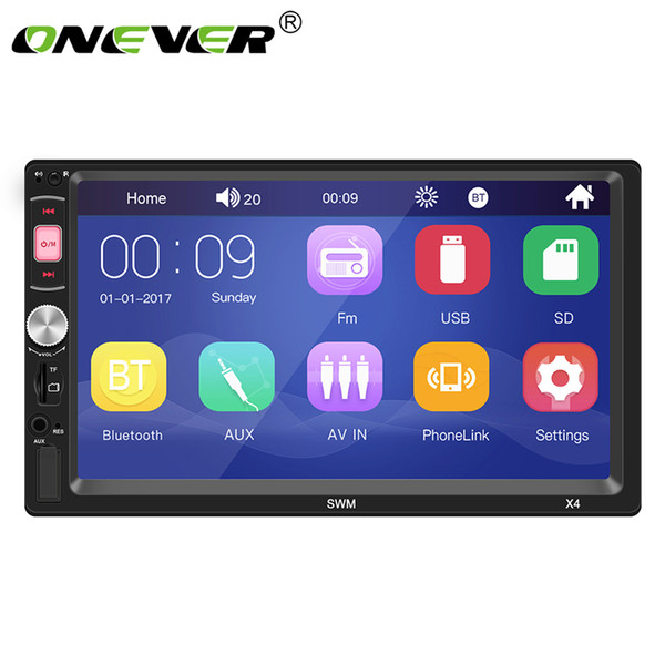 In Dash Auto Audio Player X4 Music Player1021*600 7 Inch Touch MP5 Player Autoradio Bluetooth 4.0 Supporting Android 8.1 And IOS