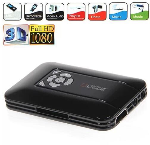 New K5+ Full HD Media Center 1080p Multimedia Mini Portable Media Player USB Host for external HDD Free Shipping